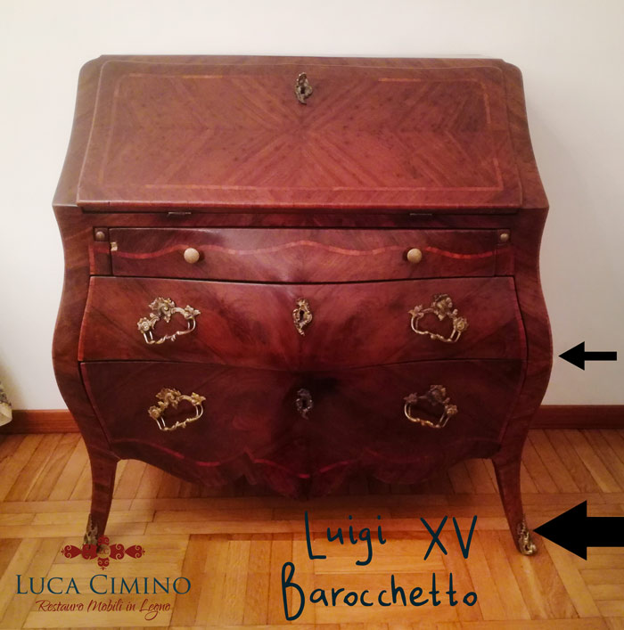 Stili mobili antichi: Luigi XV