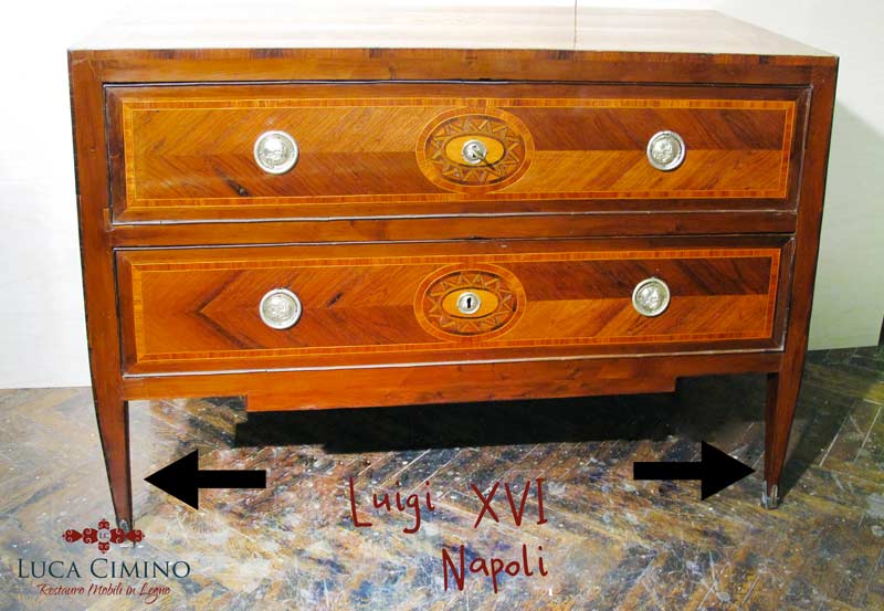 Stili mobili antichi: Luigi XVI