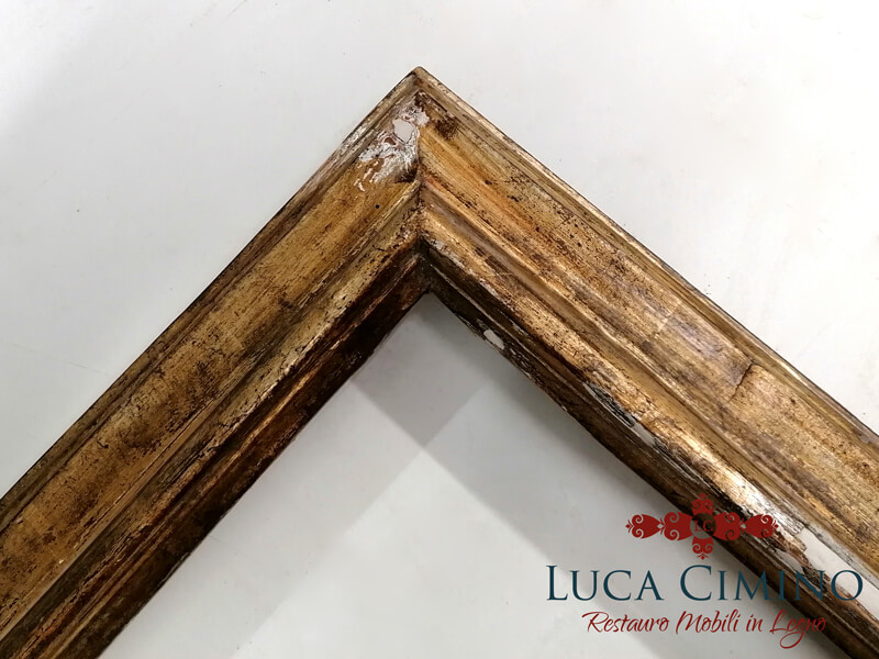 Restauro Cornice Dorata Meccata Un Intervento Impegnativo 01