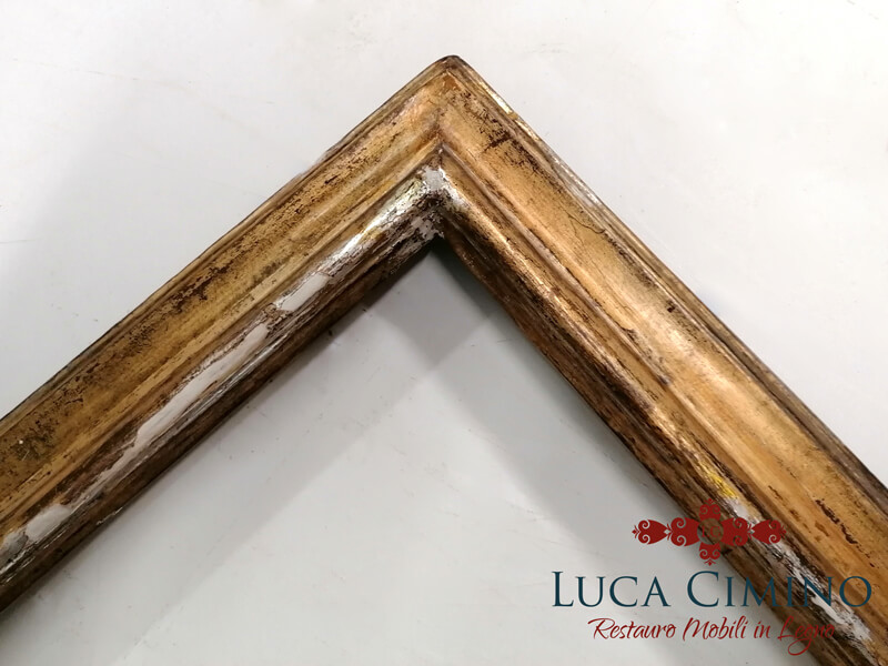 Restauro Cornice Dorata Meccata Un Intervento Impegnativo 02