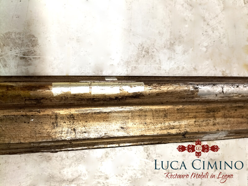 Restauro Cornice Dorata Meccata Un Intervento Impegnativo 06