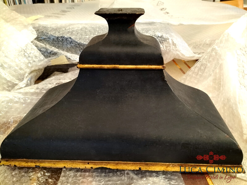 Restauro Genova La Cassa Di Un Orologio A Parete Base 11