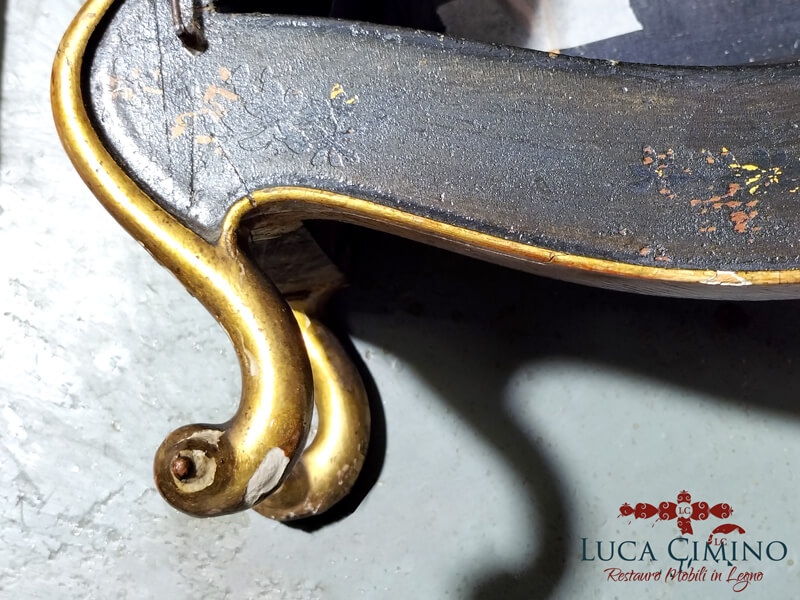 Restauro Genova La Cassa Di Un Orologio A Parete Condizioni 05