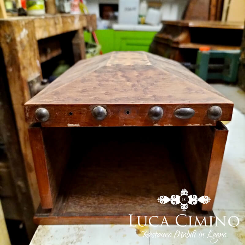 Restauro Oggetti Antichi In Legno Genova La Magic Box Stato Di Fatto Dettaglio 01