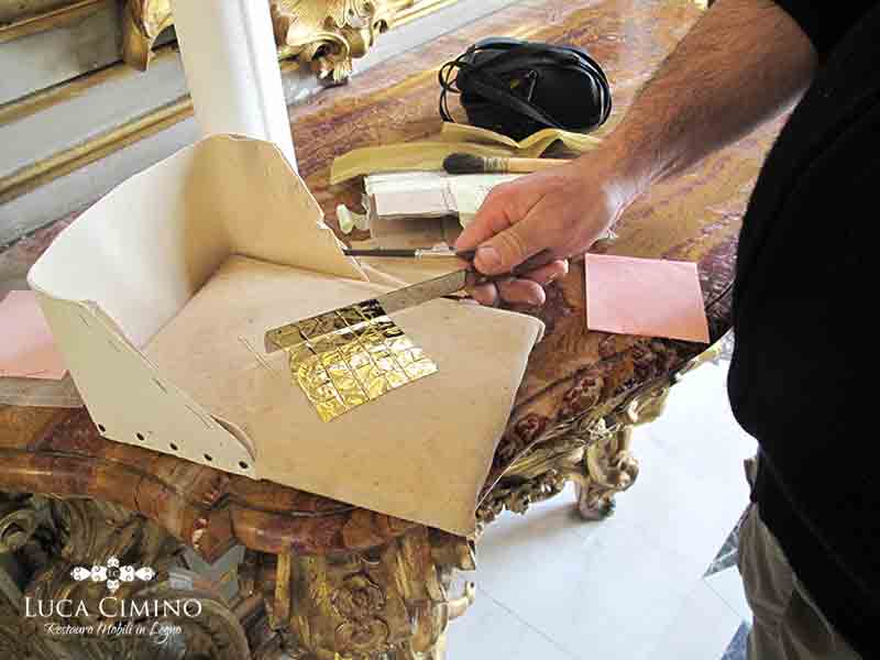 Restauro Porta Dorata Alla Camera Di Commercio Genova 7