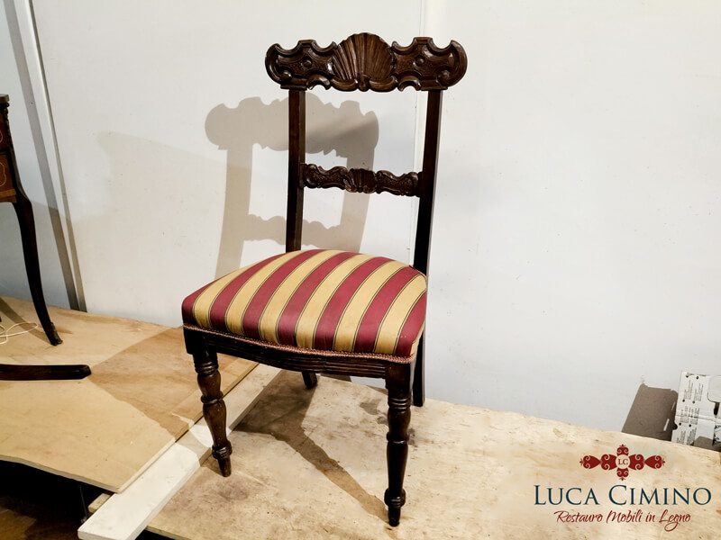 Restauro Sedia Antica Genova La Gamba Rotta 09
