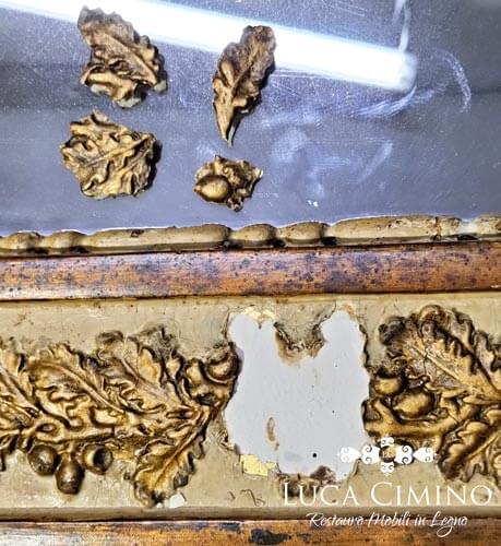 Restauro Specchiera Antica Genova Pezzi Cornici