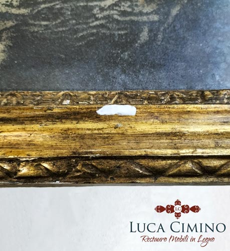 Specchiera Antica Ritoccata Da Stucco 02