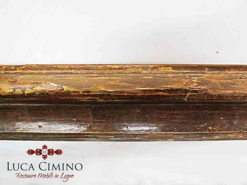 Restauro Cornice Ogiva Romana Seicento 3