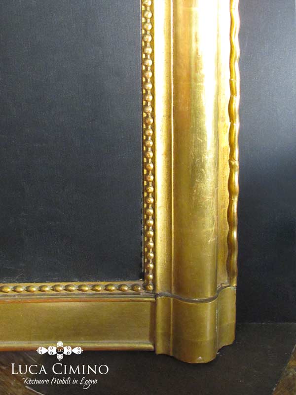Restauro di una cornice dorata ottocentesca - Luca Cimino