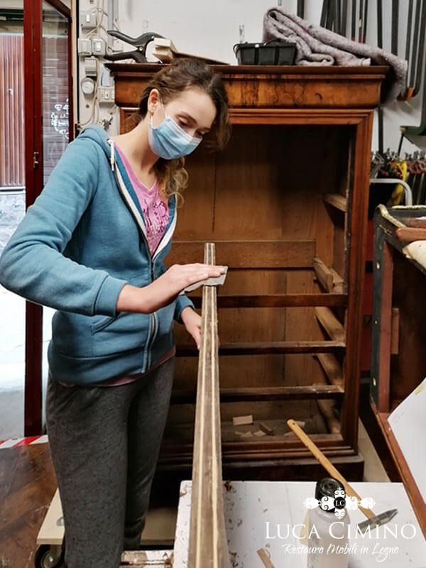 Credenza Restaurata Il Mobile Boulle Arriva In Bottega 11