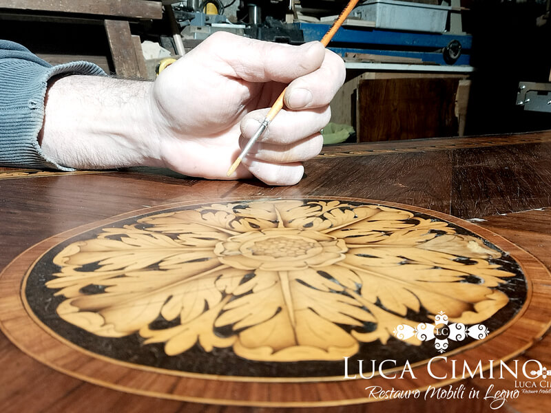 Restauro Commode In Stile Neoclassico Lombardo 05