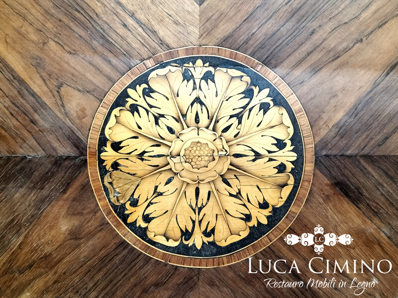 Restauro Commode In Stile Neoclassico Lombardo 06
