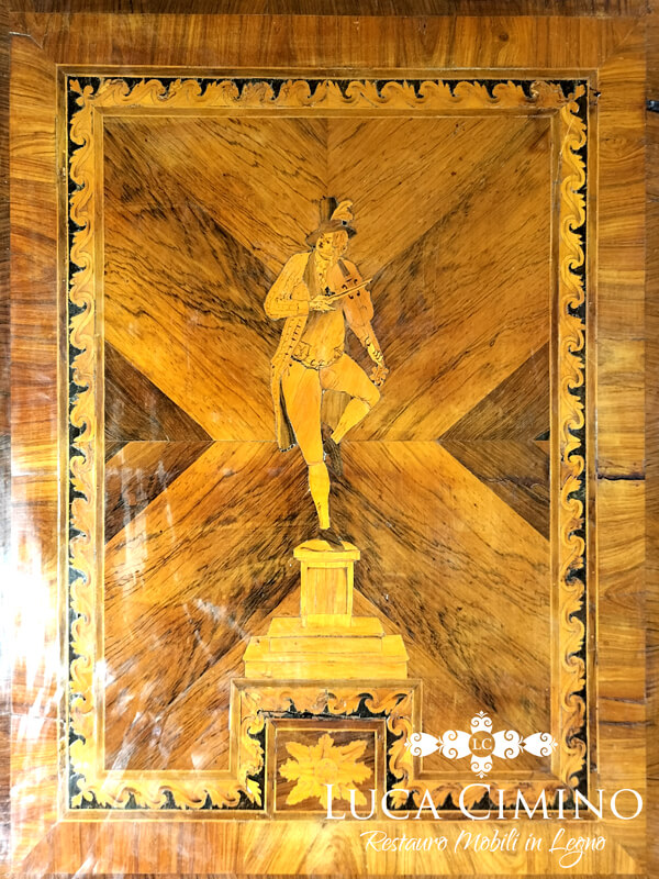 Restauro Commode In Stile Neoclassico Lombardo 10