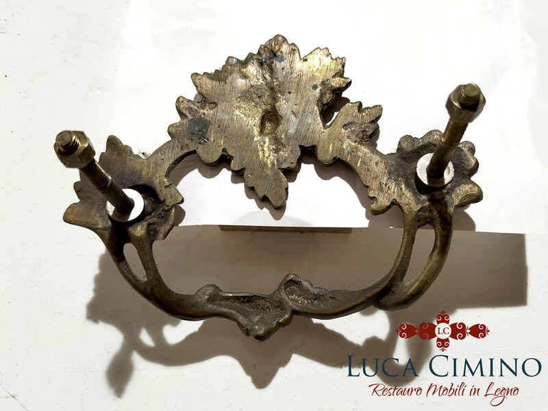 Restauro Comodino In Stile Barocchetto Genovese In Palissandro 07