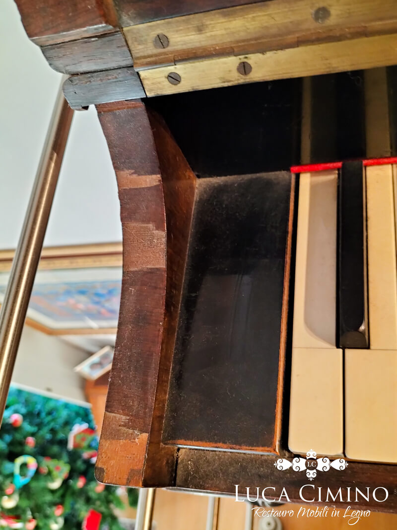 Restauro Pianoforte Verticale Genova Lo Storico Pleyel 02