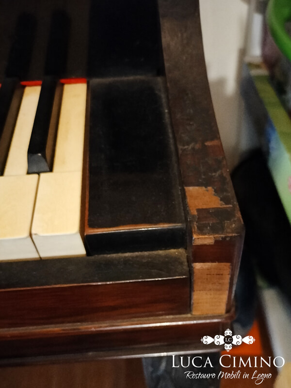 Restauro Pianoforte Verticale Genova Lo Storico Pleyel 03