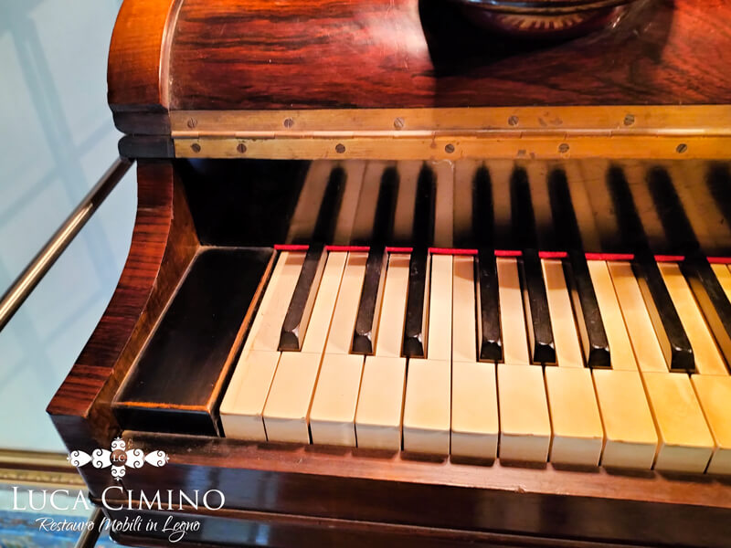 Restauro Pianoforte Verticale Genova Lo Storico Pleyel 06