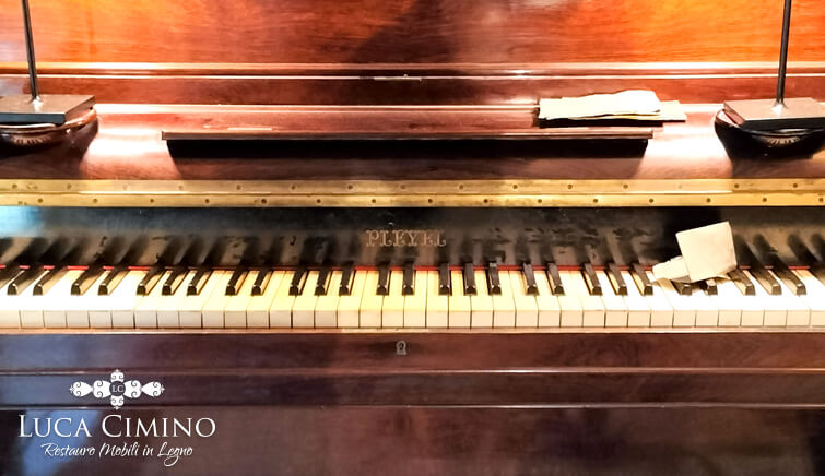 Restauro Pianoforte Verticale Genova: lo Storico Pleyel