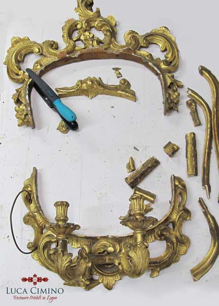 Restauro Specchiera Caduta Genova 03