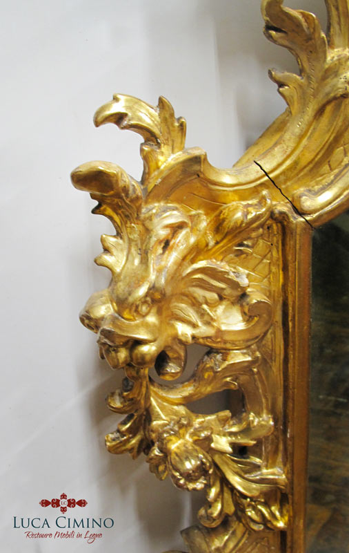 Restauro Specchiera Antica Stile Luigi Xv 01