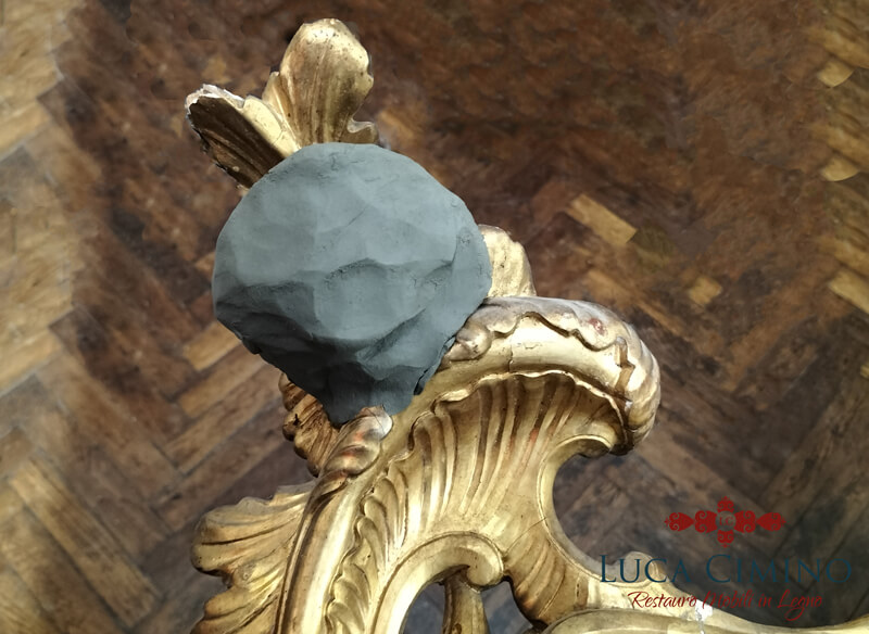 Restauro Specchiera Luigi Xvi Genova Ricostruzione Parti Mancanti 09