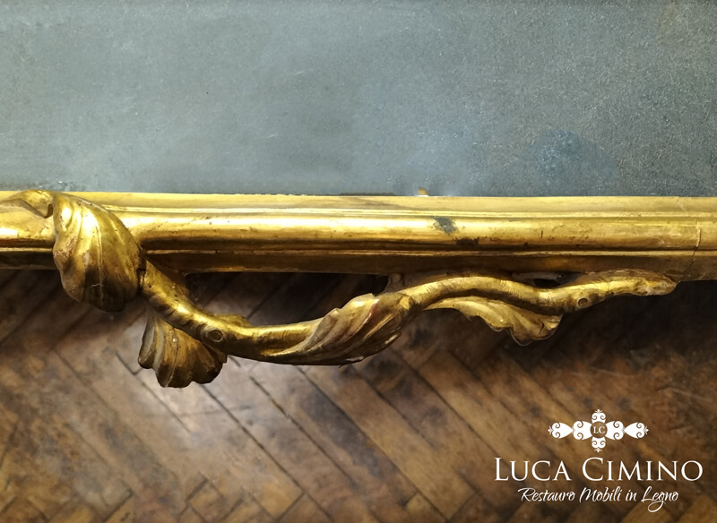 Restauro Specchiera Luigi Xvi Genova Ricostruzione Parti Mancanti 16