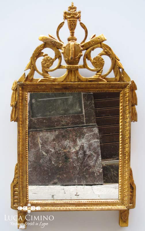 Restauro Specchiera Stile Luigi Xvi 06