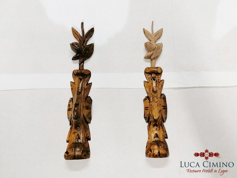 Arte Dell Intaglio Legno Per Ricostruire Una Parte Mancante 05