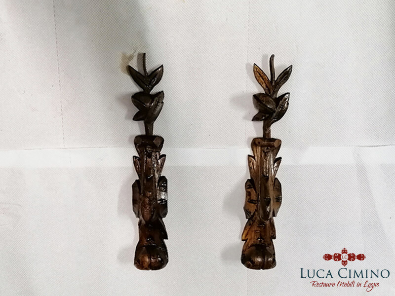 Arte Dell Intaglio Legno Per Ricostruire Una Parte Mancante 06