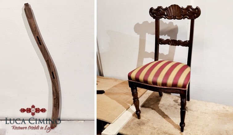Restauro Sedia Antica Genova: la Gamba Rotta